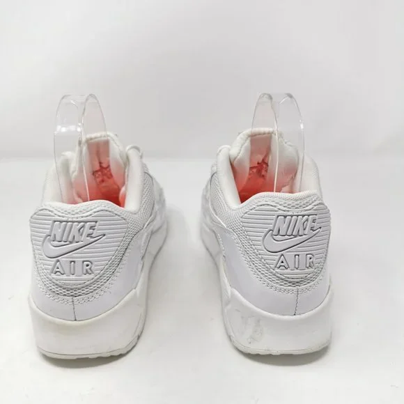 Nike Air Max 90 Premium White Athletic Sneakers - Picture 10 of 14